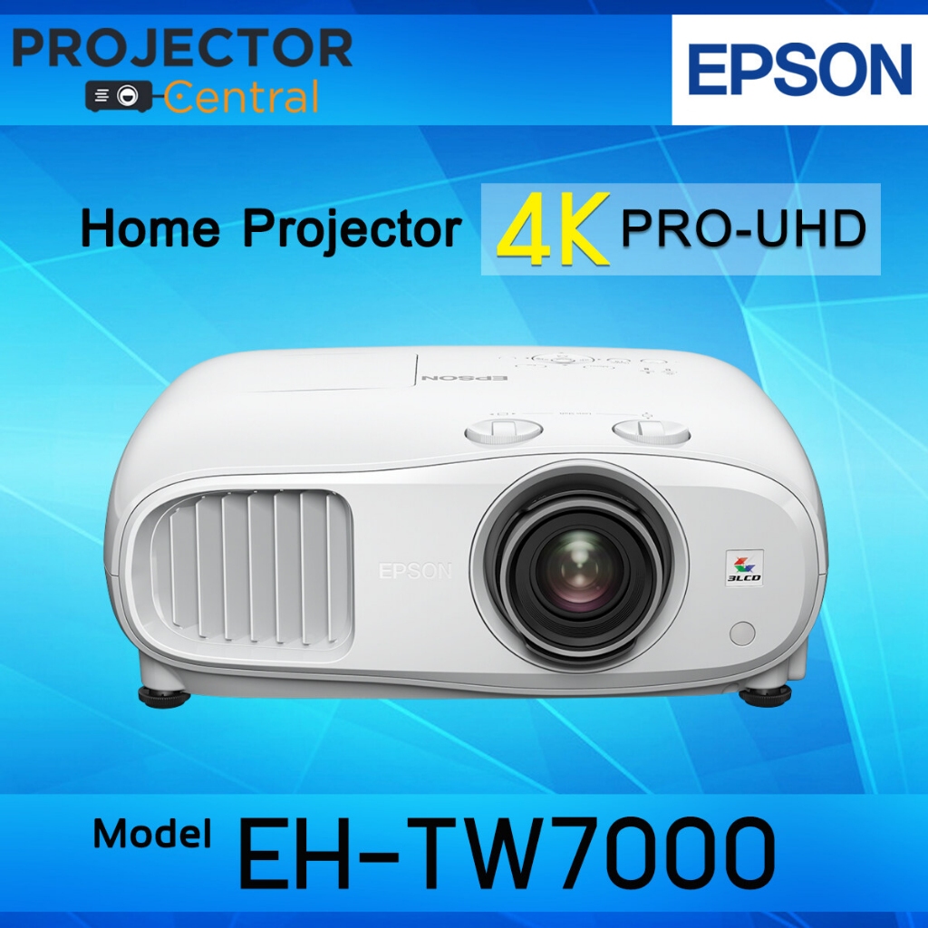 Epson EH-TW7000 4K PRO-UHD Home Projector (3,000 ANSI Lumens/4K UHD)