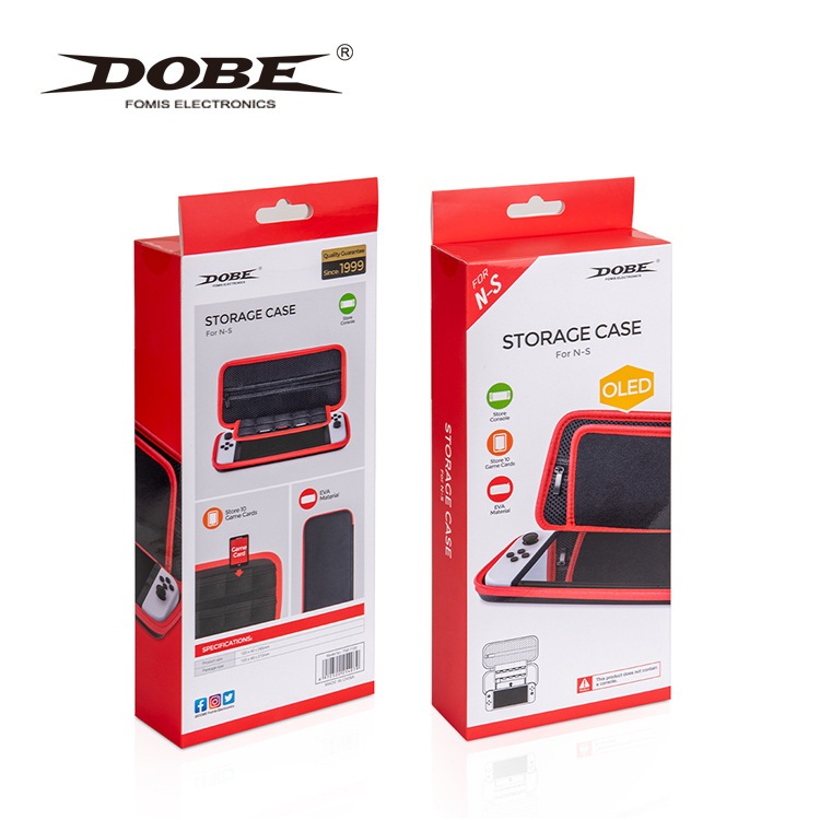 Nintendoswitch/Nintendoswitch OLED/v.1 v.2 Accessories กระเป๋าnintendo switchNintendoswitch/ OLEDคุณภาพ dobeมีขอบสี