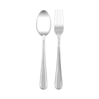 RRS ช้อน-ส้อม สแตนเลส รุ่นหนา 2.5mm. 6คู่/12คู่ ลายปริ๊นเซส