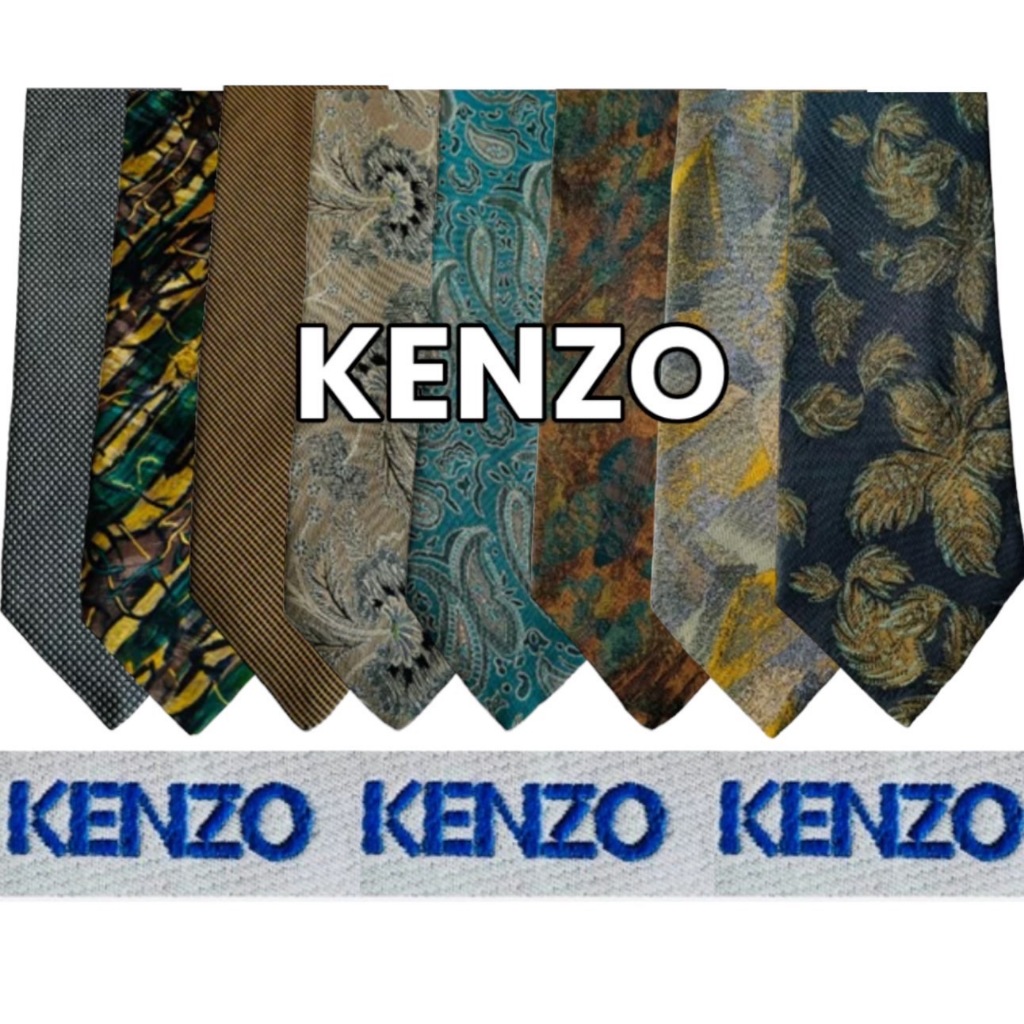 เนคไทมือสองแบรนด์เนม 42 Kenzo