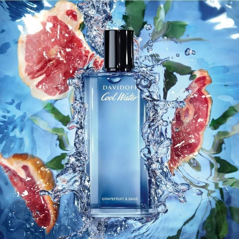 DAVIDOFF COOL WATER GRAPEFRUIT & SAGE Limited Edition 125ml กล่องซีล