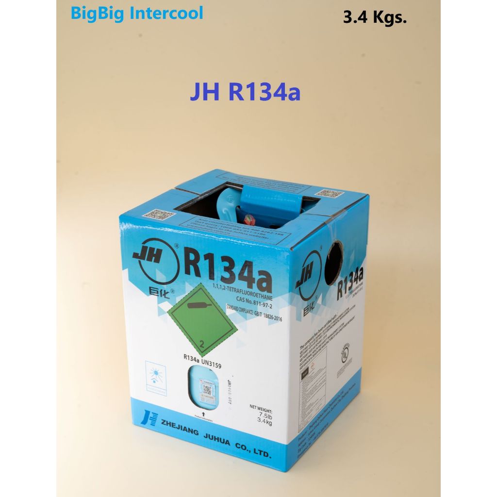 น้ำยาแอร์ R134A ขนาด 3.4 Kg. ยี่ห้อ JH