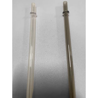 หลอดดูดน้ำ 30 cm. 3 อัน มีข้อ หลอดพลาสติกแข็ง หลอดtryso หลอดแก้วเยติ ขนาด 30 ซม. มีพลาสติกห่อหุ้มหลอด