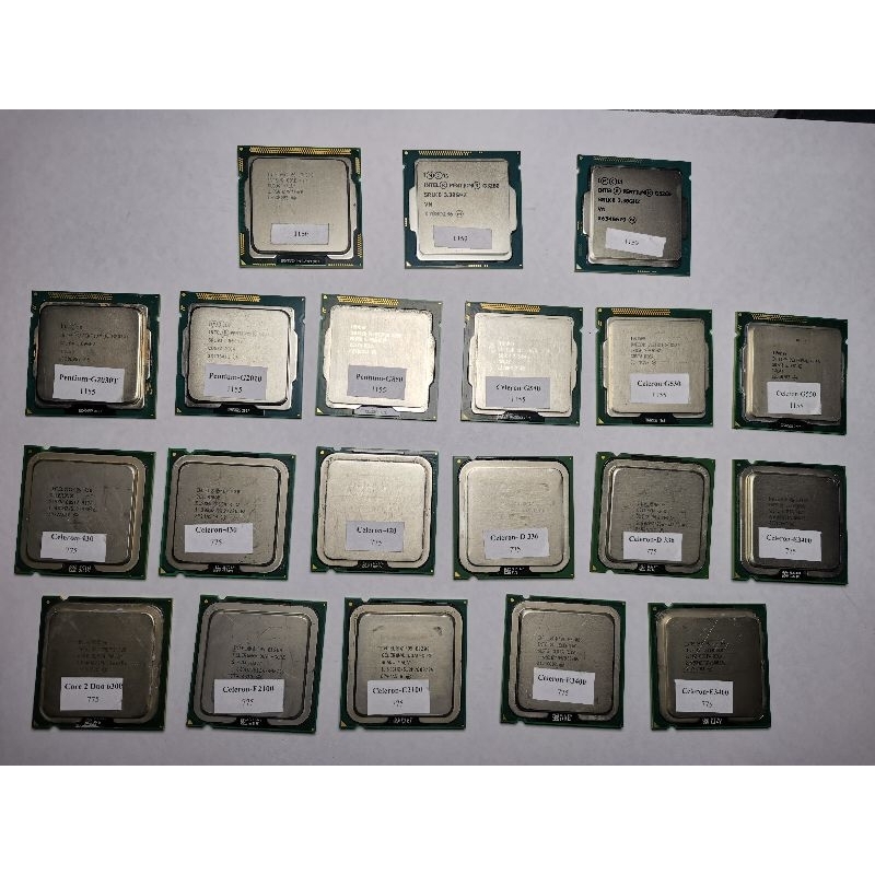 CPUคอมพิวเตอร์​มือสอง CPU 775,1150, 1155, 1156 ใช้งานได้ปกติ
