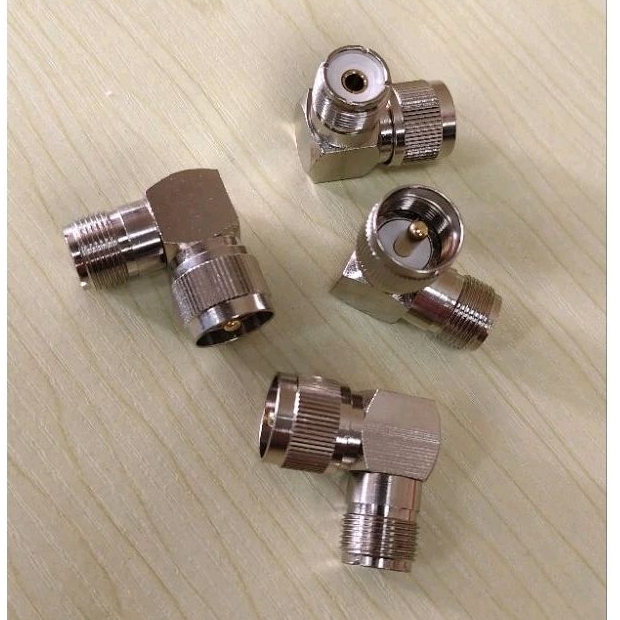 #ขั้วแปลงสายPL259-258แบบฉากงอ