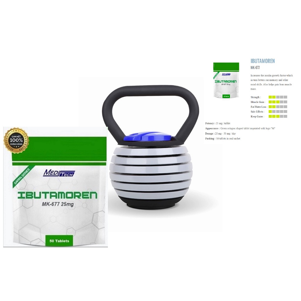 MK677 รุ่น IBU-677 สำหรับลูกตุ้มยกน้ำหนัก : XtivePRO Kettlebell