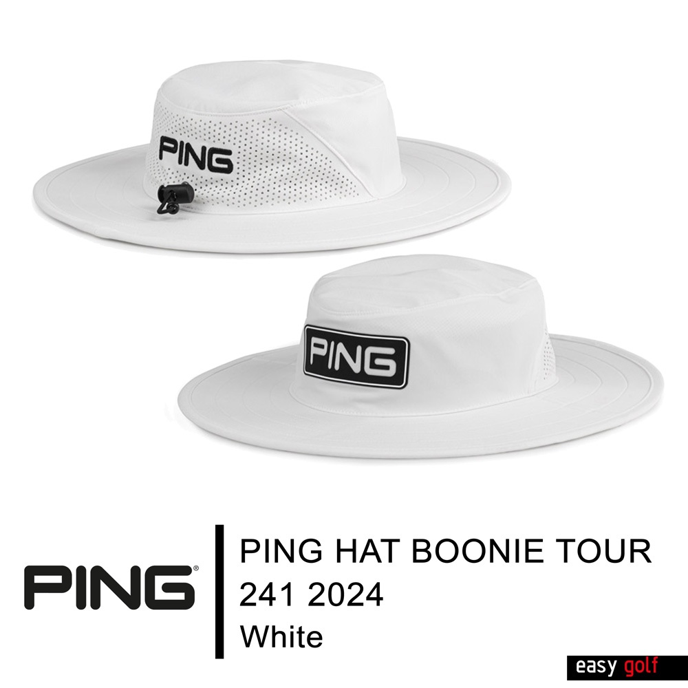 PING HAT BOONIE TOUR 241 2024 PING HAT MEN หมวกกอล์ฟ หมวกกีฬาผู้ชาย หมวกบักเก็ต