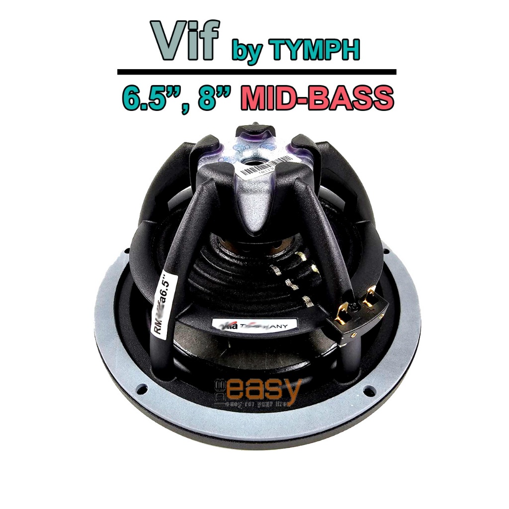 Vif by TMPH 6.5" NE180W-08 , 8" NE225W-08 Hi-End ซัพวูฟเฟอร์ 6.5 8 นิ้ว งานแบรนด์เสียงดีมาก Vifa