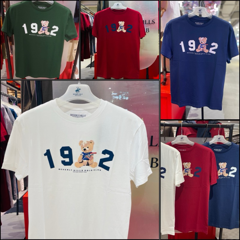 เสื้อยืดคอกลมผู้ชายรุ่นใหม่ Beverly hills polo club ราคา 289 บาท