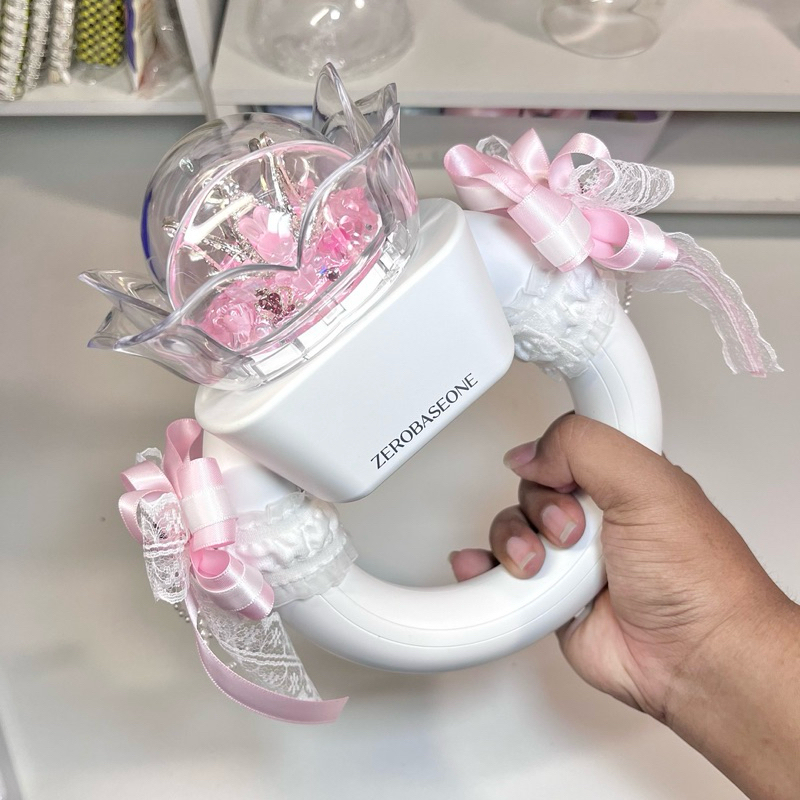 🎀โบว์แบบคู่(2ชิ้น) สำหรับแท่งไฟทรงแหวน ZB1 / ITZY