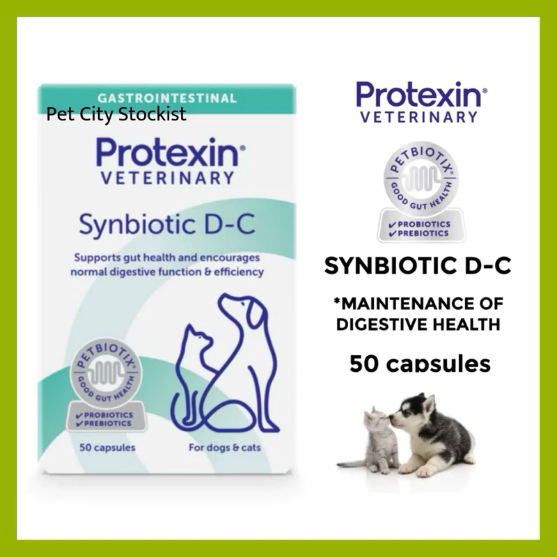 Synbiotic D-C for Dogs and Cats (50 capsules)