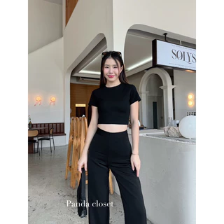 ♥New Arrival !! PD39 ♥S-XXL กางเกงขายาวเอวสูงซิปข้างผ้าฮานาโก่ะพร้อมส่ง🛒🛍️