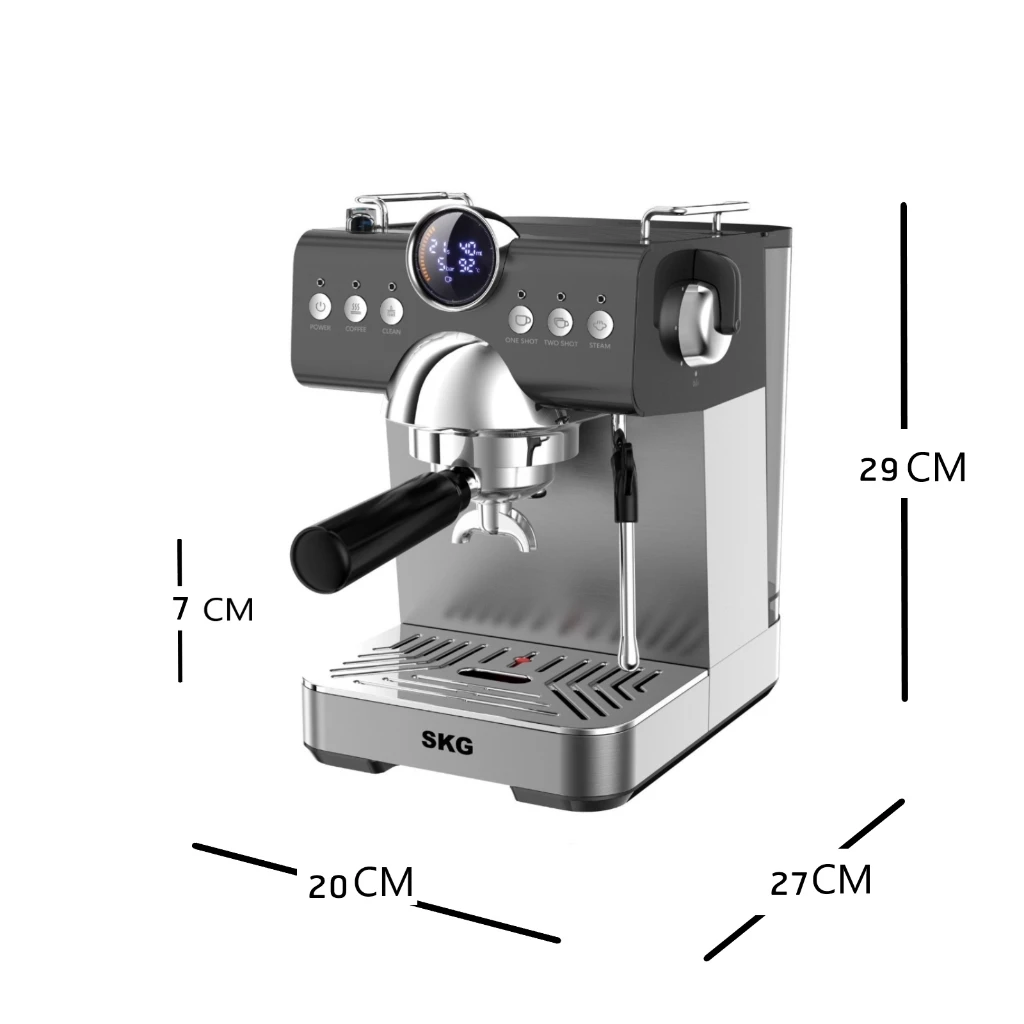 SKG เครื่องชงกาแฟสด รุ่น SK-1218 ก้านชงขนาด 58 มิล (ตั้งเวลาชงกาแฟได้) thumbnail 7