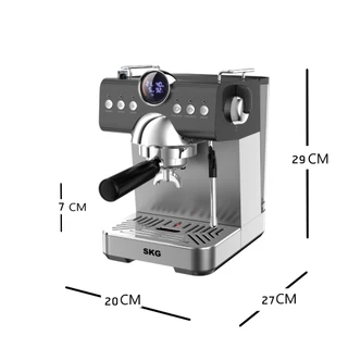 SKG เครื่องชงกาแฟสด รุ่น SK-1218 ก้านชงขนาด 58 มิล (ตั้งเวลาชงกาแฟได้)