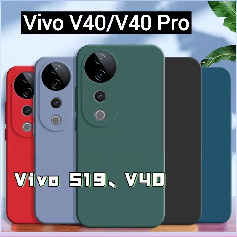 Vivo V40Pro 5G(พร้อมส่งในไทย)เคสTPUนิ่มสีพาสเทลแบบคลุมกล้องVivo V40 5G/Vivo V40 Pro 5Gตรงรุ่น