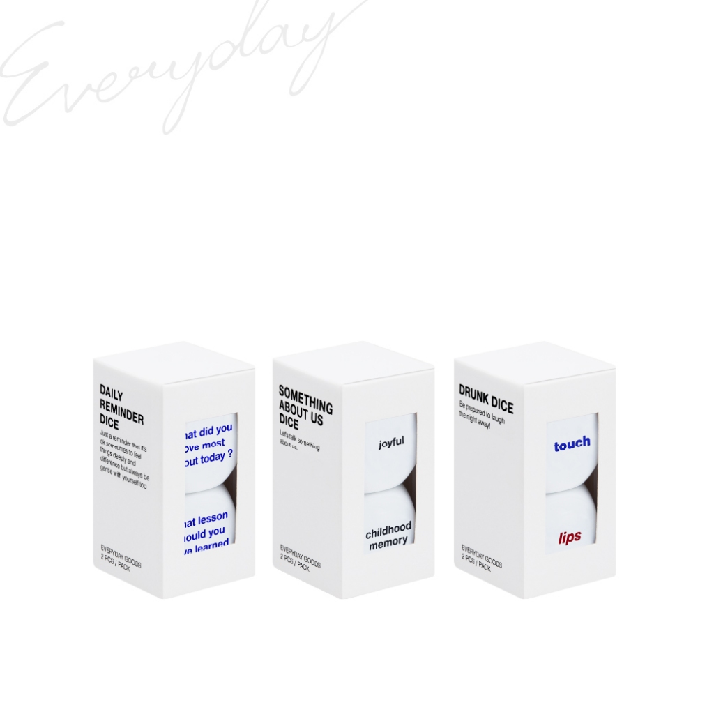 EVERYDAY & FRIENDS | Dice (Everyday Kmkm) | ลูกเต๋า เกมส์ เพื่อความบันเทิง ครอบครัว ตกแต่งบ้าน ของขวัญ