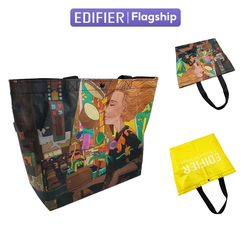 Edifier กระเป๋าสานลายการ์ตูนแบบกำหนดเอง