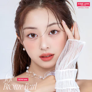 Sisse Lens คอนแทคเลนส์ รายเดือน รุ่น JeJe สี Bronze Pearl / Dark Pearl 1คู่ : O2 Air Lens