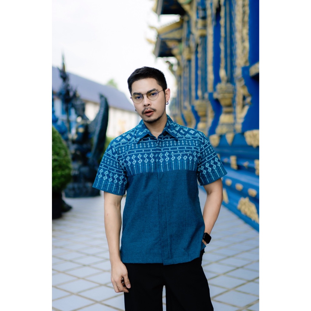 เสื้อผ้าแฟชั่น เสื้อผ้าฝ้ายพิมพ์ลาย no.07เขียวขอสั้น