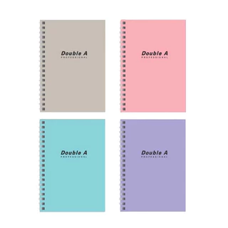 สมุดสันห่วงA5รุ่นDouble A professional 70แกรม40แผ่น