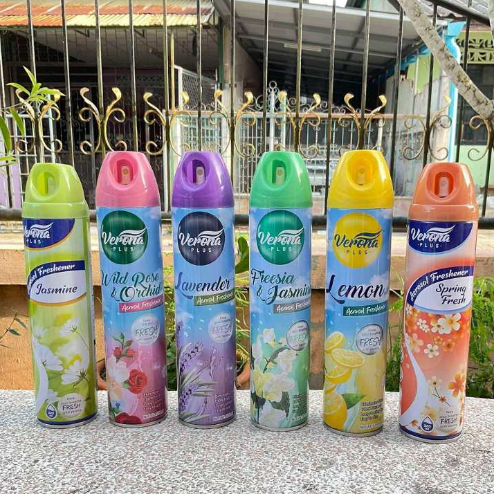 ต้องลอมหอมมากVerona Lemon Air Spray Freshener 320Mlสเปรย์ปรับอากาศ 320ml.จากแบรนชื่อดังมาเลเซีย