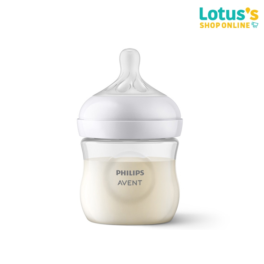 ฟิลิปส์ เอเวนท์ ขวดนม ขนาด 4 ออนซ์  รุ่น SCY900/01/02 PHILIPS AVENT NATURAL FEEDING BOTTLE 4OZ.#SCY900/01/02