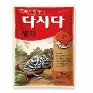 cj dasida anchovy, beef soup stock 1kg ผงปรุงรสสูตรปลาแอนโชวี่ collection 다시다 멸치 쇠고기