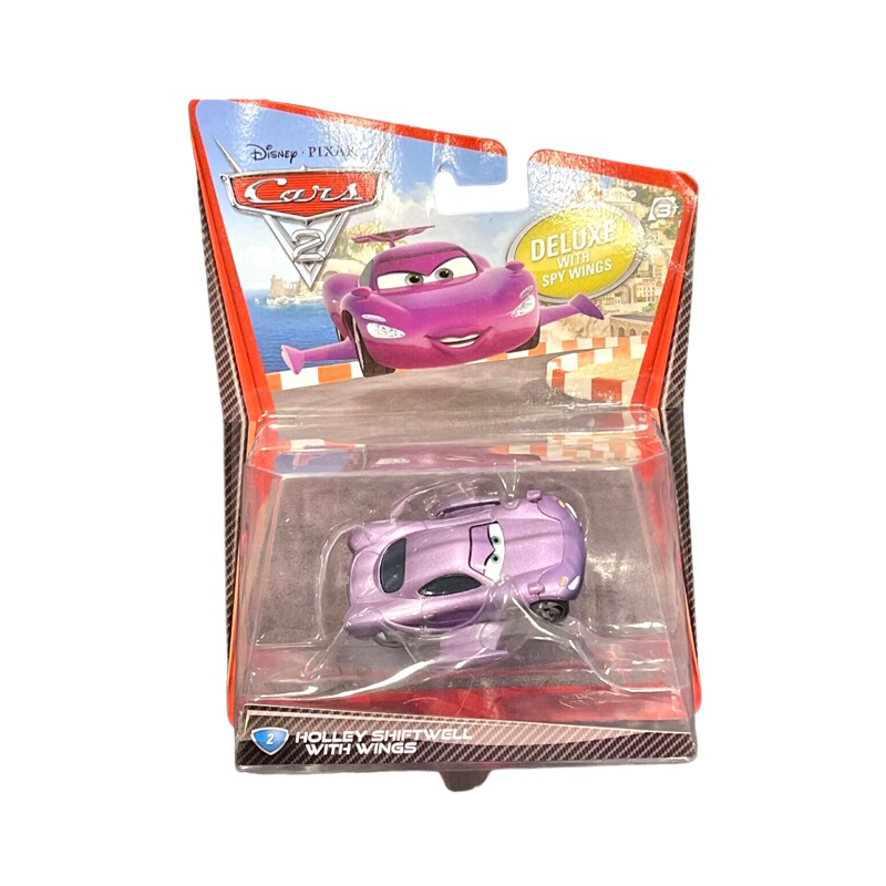 Disney Pixar Cars 2 Deluxe Oversized Holley Shiftwell With Wings Diecast