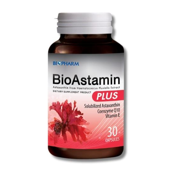 BIOPHARM Bioastamin Plus (ไบโอแอสตามิน พลัส) 1 กระปุก 30 เม็ด