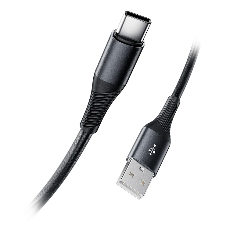 d-power สายชาร์จ FAST DATA CABLE สายชาร์จ 3A รุ่น CB-B05 สายยาว1เมตร วัสดุอลูมิเนียม+สายถัก