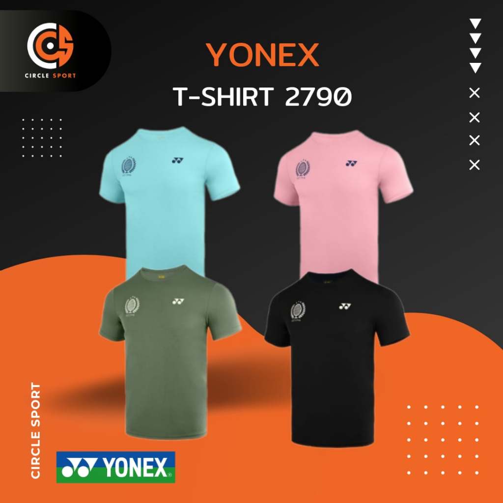 เสื้อแบดมินตัน Yonex Shirt Easy Tee 2790 TRU-DRY (สินค้าลิขสิทธิ์แท้ 100%) *มีบริการสกรีนเพิ่มชื่อตัวเอง*