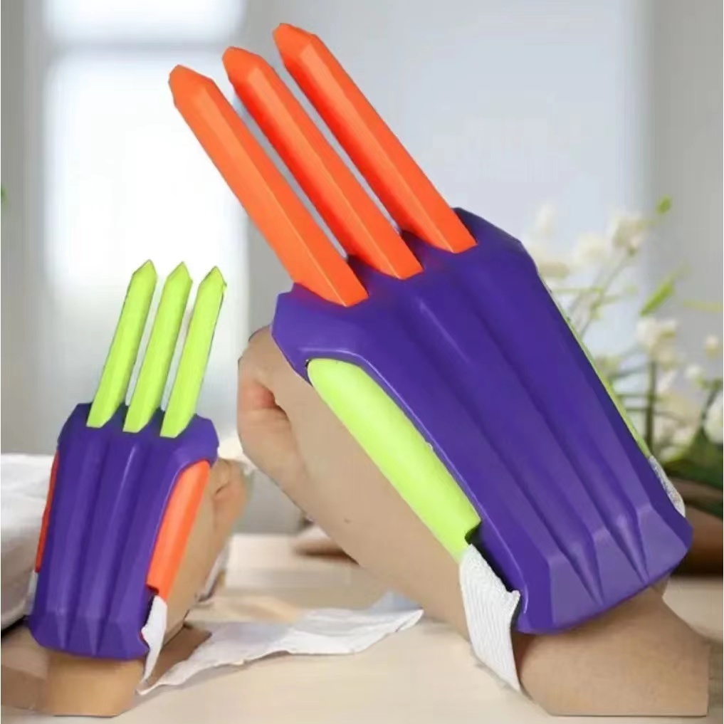 พร้อมส่ง วูล์ฟเวอรีนสไตล์เดียวกัน วูล์ฟเวอรีน คลอว์ 3D กรงเล็บ ยืดสไลด์ได้ มีดของเล่น คลายเครียด ของเล่นเด็ก