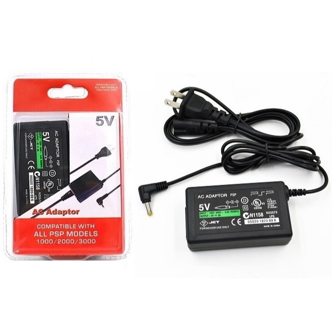 สายชาร์จ แบต PSP 1000 2000 3000 ที่ชาร์จ AC Adapter Sony ปลั๊กUS ขากลม