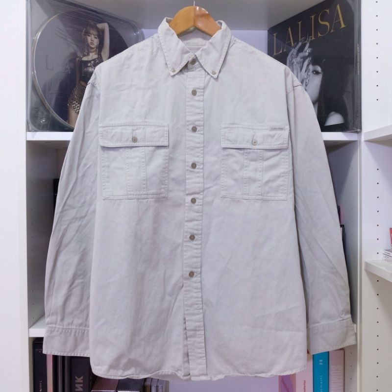 เสื้อเชิ้ต CaIvin Klein: Engineers Shirt มือสองของแท้