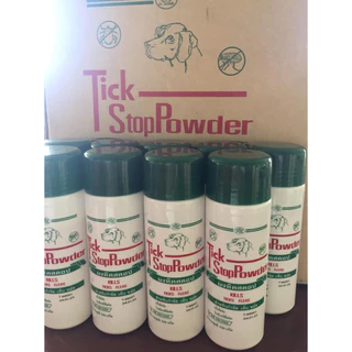 Tick Stop Powder ผงทิคสตอป แป้งกำจัดเห็บหมัด ผงเห็บหมัด ขนาด 150 กรัม