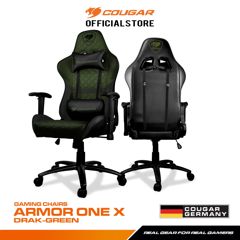 COUGAR ARMOR ONE X : Gaming Chair เก้าอี้เกมมิ่ง เก้าอี้เล่นเกม รับได้ 120 กก. ประกัน 1 ปี