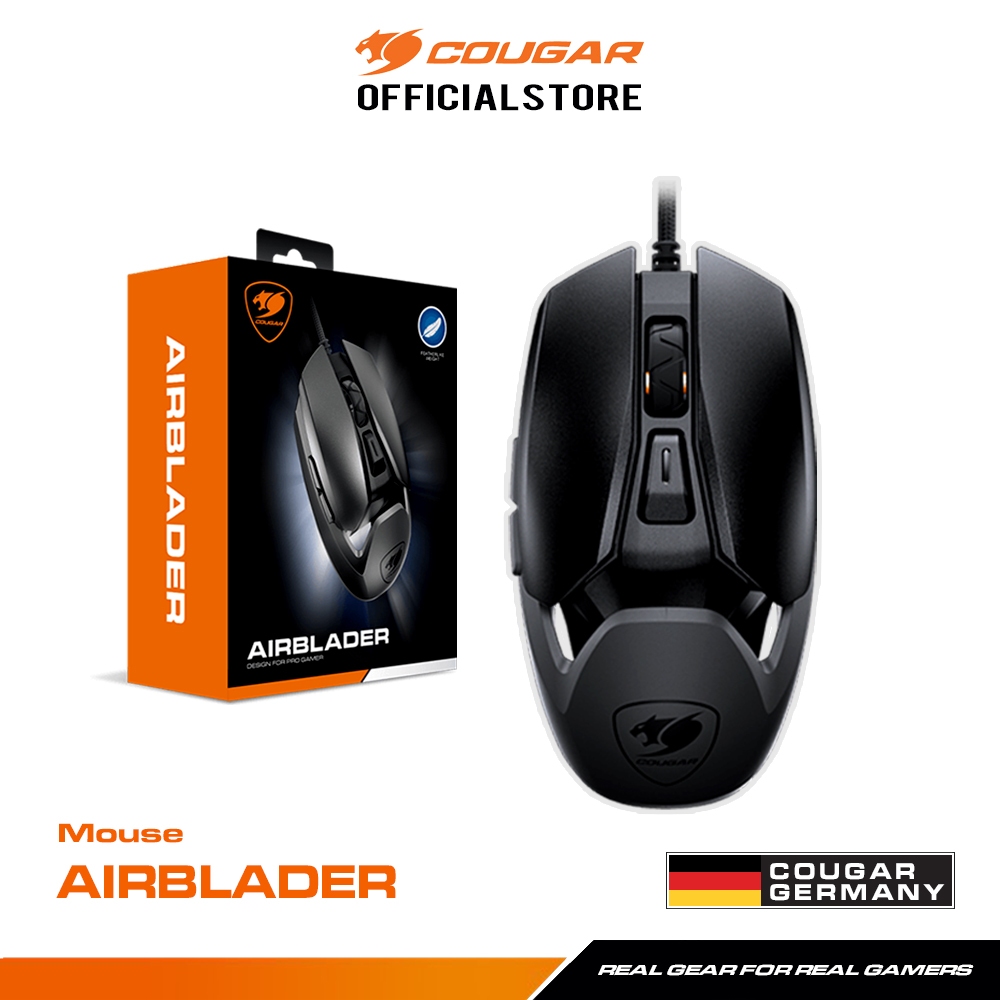 COUGAR AIRBLADER : Gaming Mouse (Extreme Lightweight) เมาส์เกมมิ่ง รับประกัน 2 ปี
