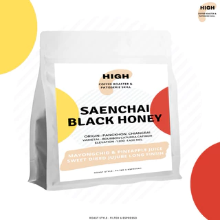 เมล็ดกาแฟ Saenchai แสนชัย Black Honey คั่วอ่อน ปางขอน จังหวัด เชียงราย