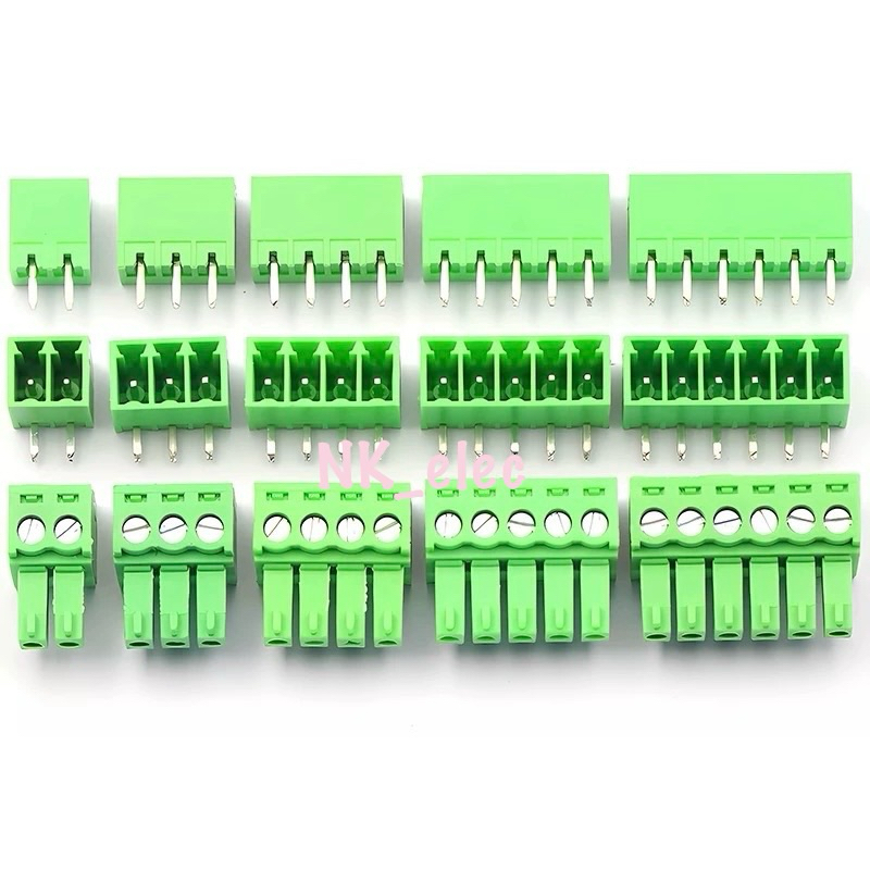 15EDG-3.5 เทอร์มินอล บล็อค TERMINAL BLOCK 2P 3P 4P ระยะ 3.5MM ราคาต่อตัว พร้อมส่ง