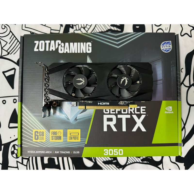 (มือสอง)ZOTAC RTX 3050 6GB LOW PROFILE ครบกล่อง สภาพสวย