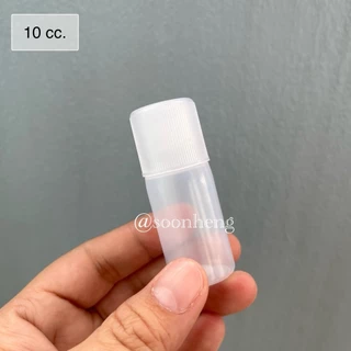 (แพ็ค 100 ใบ) ขวดยาหยดยาหยอดพลาสติก 10 cc หัวตัด