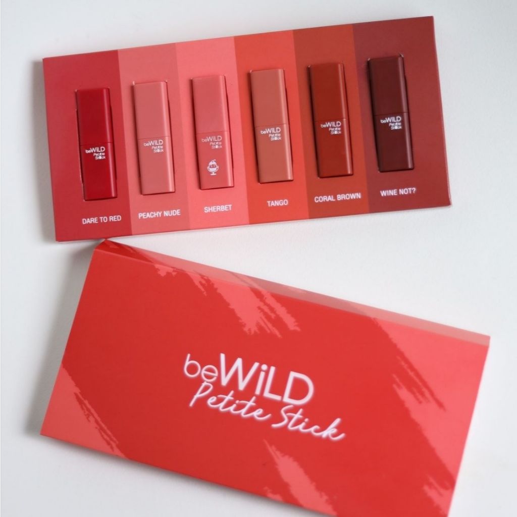 ลิปสติกบีไวลด์ เซ็ตลิป BeWiLD Petite Stick Gift Set 6 Pcs.