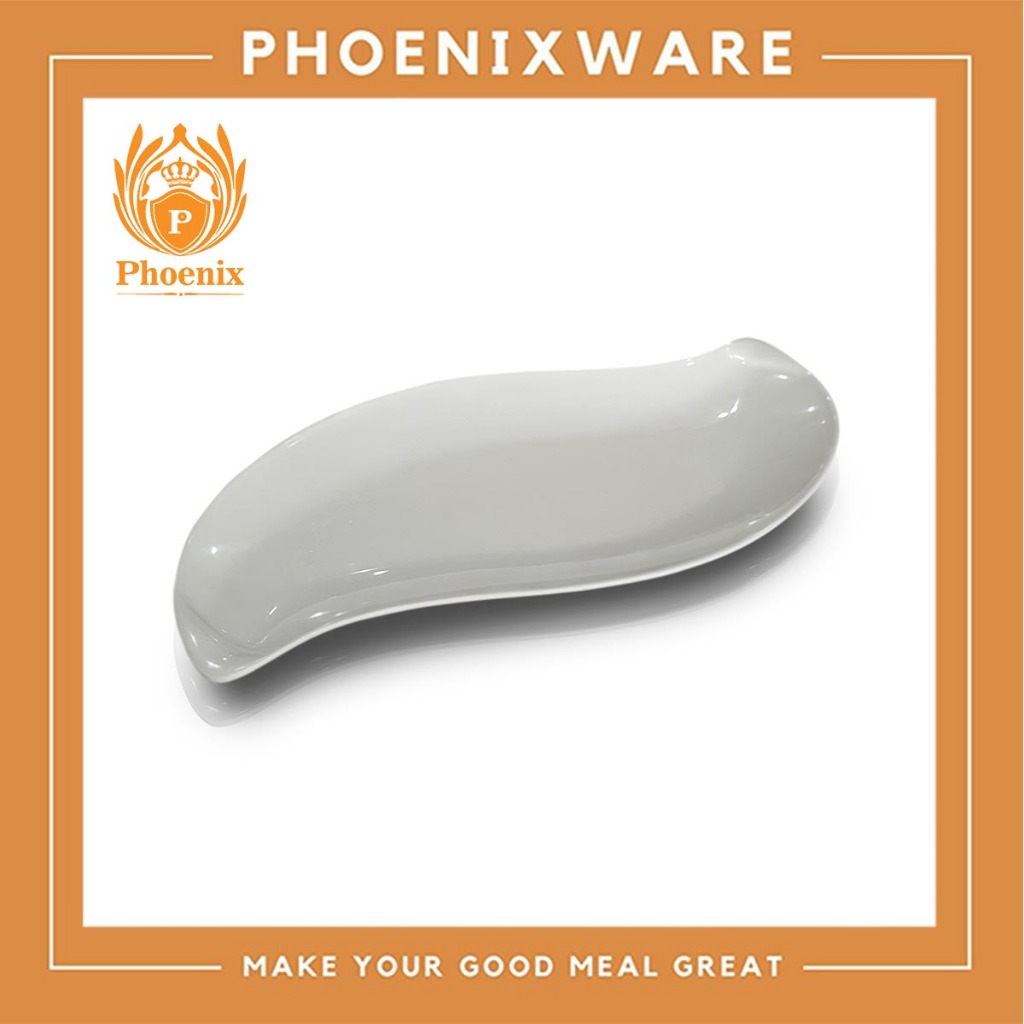 จานเปล S 14 นิ้ว เมลามีน สีขาว Phoenix CH-170