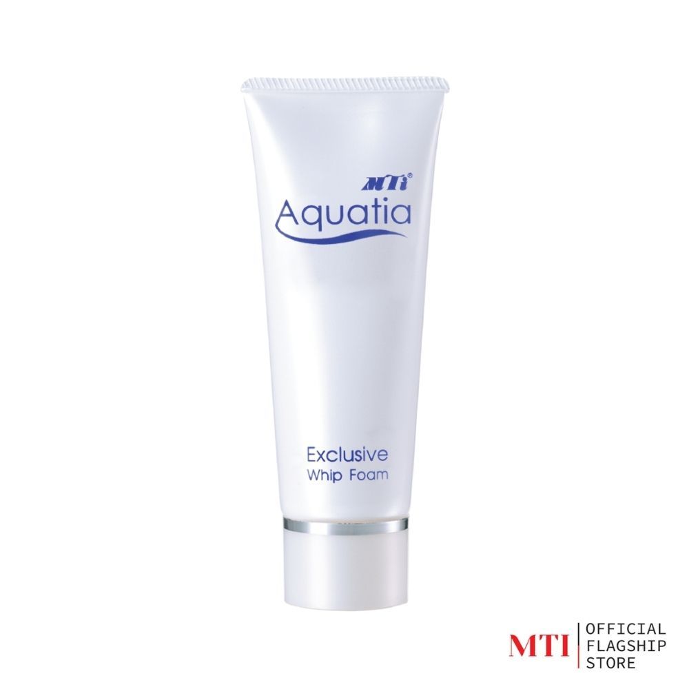 MTI Aquatia วิปโฟมล้างหน้า ฟองนุ่ม ให้ความชุ่มชื่น ขนาด 100 มล. (รหัส CCWQF)