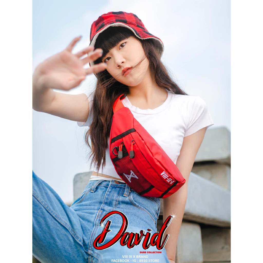 ลดเหลือ 250.- // กระเป๋าคาดอก 8910  D U D E C O L L E C T I O N