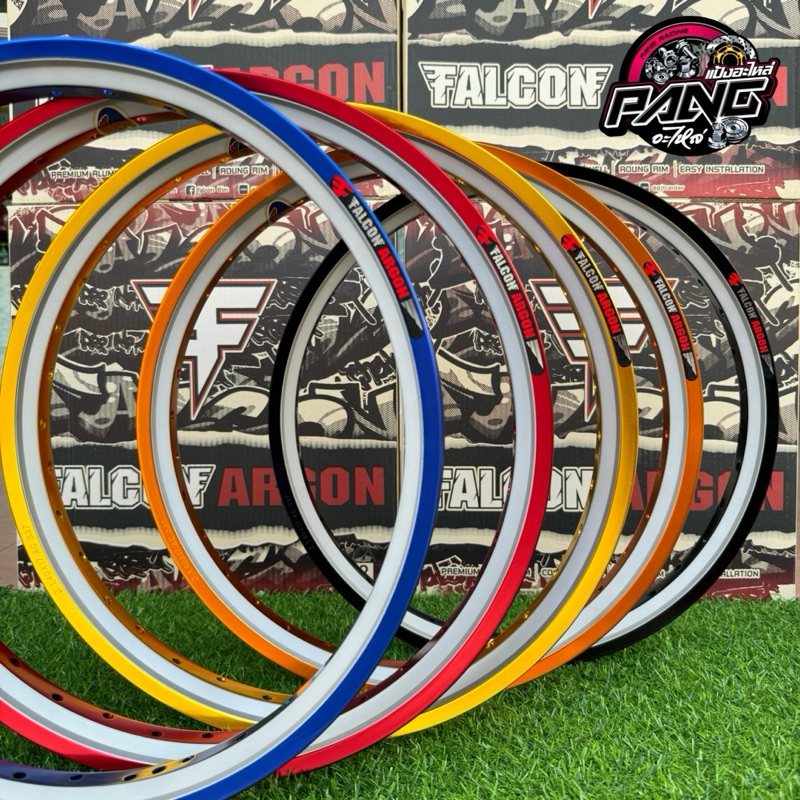 วงล้อ FALCONE (ฟาลคอน) ขนาด 1.40-17 สีทูโทน (คู่)