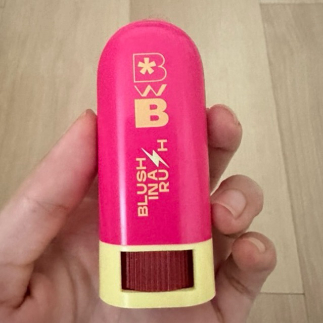 BWB Blush in a Rush(บลัชฉ่ำคุมมันกลิ่นหอม) *มีกล่อง*สี 01 go แดงตุ่นเลือดฝาดธรรมชาติ*ไม่ผ่านการใช้งา