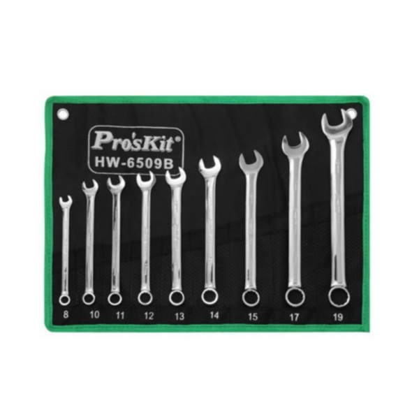 PRO'S KIT  HW-6509B  ชุดประแจ 9ชิ้น รุ่น HW-6509B