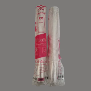 แก้วยีราฟ 22 oz. แก้วสลิม ทรงสูง ปากขนาด 95 mm. แก้วสูง 18.3 cm. เฉพาะแก้ว ( 1 แพ็ค 50 ใบ)