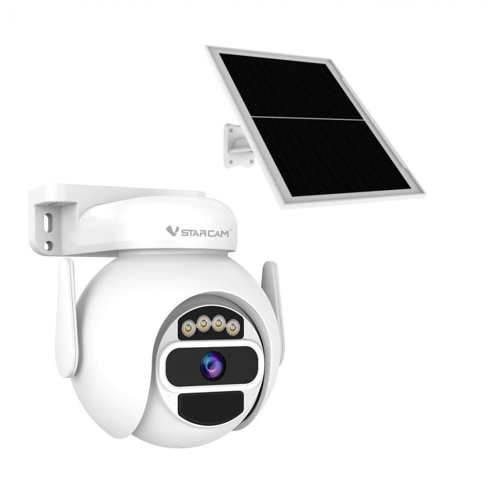 Vstarcam กล้องวงจรปิดภายนอกมีแบตในตัวพร้อมแผงโซล่าเซลล์ รุ่นCB65 คมชัด3ล้าน wifiในตัว #Center-it